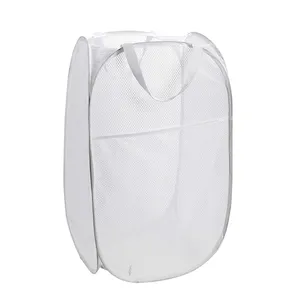 China Promotion Mesh Pop-up Laundry Hamper Bag with Logo