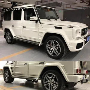 Black FRP W463 G65 Car Body KitためMercedes Benz G500 G550 G55 G63 AMG 13-17