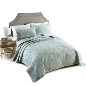 Funda de cama acolchada con estampado, 100% algodón - Product Image 1