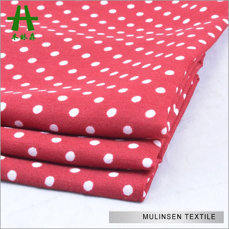 Mulinsenテキスタイル織りポリエステルウールピーチプリント生地ベッドセット素材