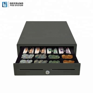 Cassetto Portadenaro Elettronico a 3 Posizioni con Serratura a Chiave 405 Costruzione in Acciaio Metallico per <span class=keywords><strong>Registratore</strong></span> <span class=keywords><strong>di</strong></span> <span class=keywords><strong>Cassa</strong></span> - Product Image 2
