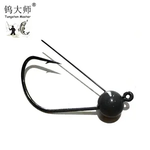 Hook Fishing Jig China Wholesale Round Football Jig Head Jig Fishing Hooks With Hand Tie Keeper Tungsten Football Jig Heads