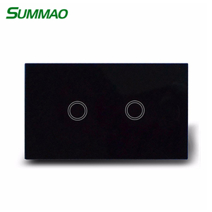 Zigbee Condensator Lichtschakelaar Glass Wandschakelaar Gehard Glas Australië, usa Touch Screen Smart Home Panel 110-250V Ce, Rohs