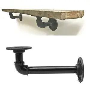 Pipa Air Antik Digunakan Dalam Rak Furnitur Besi Tempa