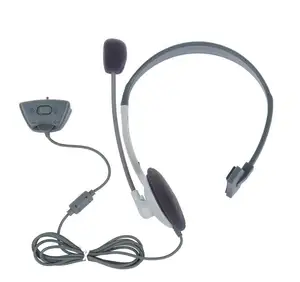 Headset dengan Mikrofon untuk XBOX 360 Game Langsung Earphone Headphone Mikrofon