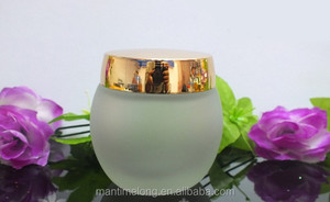 Pot cosmétique vide sphérique givré pour fard à paupières, maquillage, crème pour le visage, flacon de 120g <span class=keywords><strong>mtl</strong></span> - Product Image 2