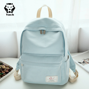 Hand Khaki Casual Plain Natural Kids Blank <strong>Mini</strong> <strong>White</strong> Vintage School Unisex New Fashion Laptop Print Canvas <strong>Backpack</strong> - Product Image 3