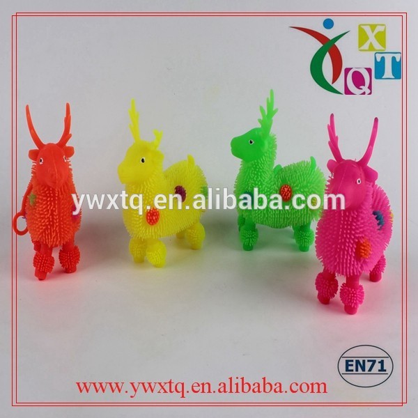 Новинка, надувных оленей, мигающий детские игрушки, безопасный и здоровый олень фугу мяч