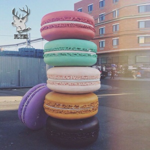 Modelo de Comida <span class=keywords><strong>Gigante</strong></span> Hecho a <span class=keywords><strong>Mano</strong></span>, Estatua de Donut de Fibra de Vidrio para Decoración de Tiendas al Aire Libre - Product Image 5