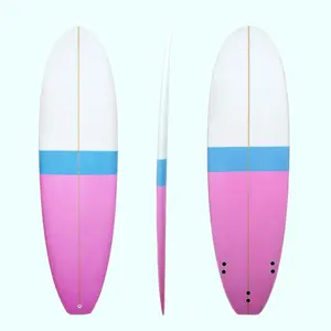 Airbrush Roze Surfplank Glasvezel Outdoor Oefening Surf Board Waterplay Surfen Zwemmen Board
