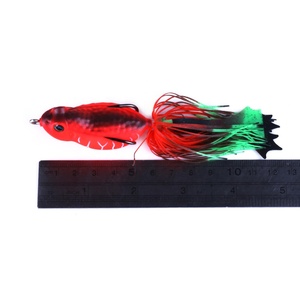 Hengjia – leurres <span class=keywords><strong>de</strong></span> pêche à la <span class=keywords><strong>grenouille</strong></span> en plastique souple, matériel attrayant, 55MM, 13G - Product Image 4