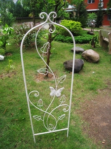 Backyard Garden Decorative Wrought Iron <strong>Flower</strong> Stick Plant Garden <strong>Trellis</strong> For Climbing Plant - Product Image 6