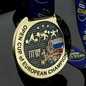 Medalhão fabricante de produção personalizado esportes medalha