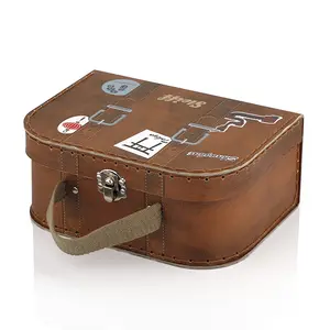 Vintage Suitcase Handles Kids Cardboard Suitcase Wholesale Children Suitcase Gift Box