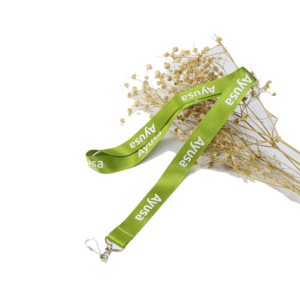 Gancho de Nylon respetuoso del medio ambiente llavero Correa titular de la <span class=keywords><strong>tarjeta</strong></span> de cordón - Product Image 2