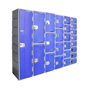 Factory Cheap Eco-Friendly Plastic Rfid electronic plastic sports beach heavy duty school floor plastic cabinet hdpe locker