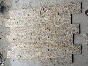 Piedra de revestimiento de pared de cuarcita de tigre amarillo para Material de construcción Panel de pared Piedra de corte - Product Image 2