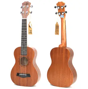 China fábrica atacado preço barato 21 polegadas sapele ukulele concerto
