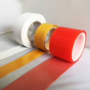 <span class=keywords><strong>Cinta</strong></span> adhesiva <span class=keywords><strong>transparente</strong></span> reutilizable de doble cara, <span class=keywords><strong>cinta</strong></span> de poliéster con revestimiento rojo, blanco y amarillo - Product Image 6