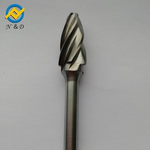 Tc כדור nosed עץ צורה סוג של F קרביד אלומה בורגים כלים עם ציפוי להסרת קרביד מהירה - Product Image 3