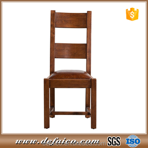 Vintage <span class=keywords><strong>alta</strong></span> contraportada madera maciza Silla de comedor - Product Image 2