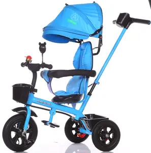 Cina A Buon Mercato Nuovo Modello Bambini Ride On Pedale 3 Ruote Bambino Triciclo Trike Giocattolo Per I Bambini Con Maniglia di Spinta E baldacchino In Pakistan