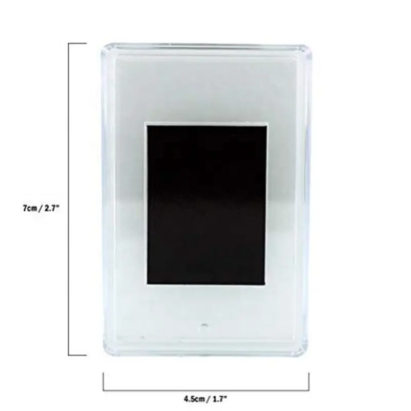 6x Blank Clear Acrylic Fridge Magnets 78x52mm Frame & 70x45mm Photo Size C1108 