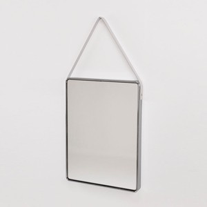 Miroir carré plaqué cuivre rouge conçu impressionnant avec cintre - Product Image 4