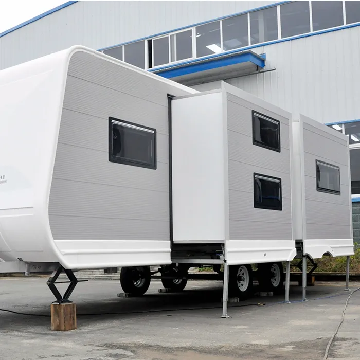 8M High quality house motor travel caravan trailer
