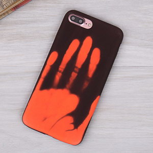 Coque arrière de téléphone mate à Induction de chaleur fluorescente pour <span class=keywords><strong>iPhone</strong></span> 14 <span class=keywords><strong>11</strong></span> 7 Plus capteur thermique magique à couleur changeante - Product Image 4