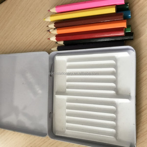 Mejor venta nuevo color dibujo 12 unids caja de lata llena alto dibujo lápices para los niños - Product Image 4