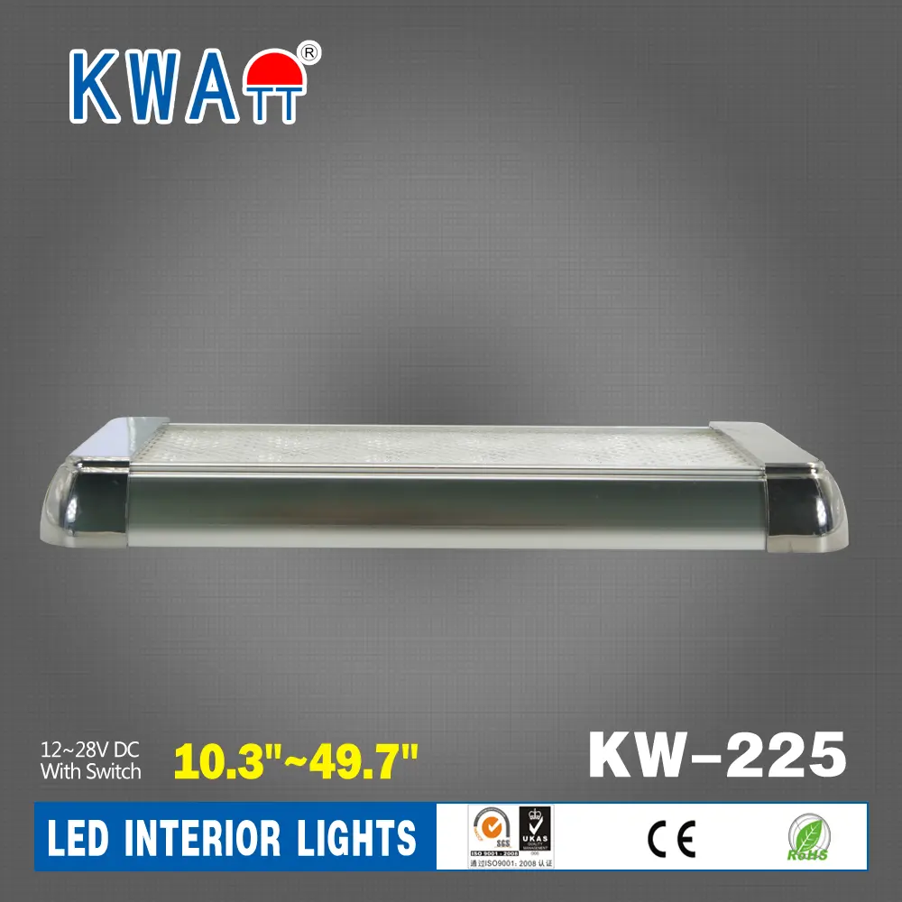 Factory Modern High Quality Newest 12-24V Rectangle Vehicle車12個LED Interior LightsためCarS、Cabin、RV With CE RoHS