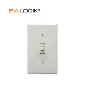 120 V de onda Z estilo Toggle automático montado en la pared LED Toggle On-Off Control remoto inalámbrico interruptor (ZW30T)