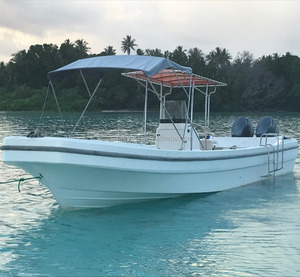 Gather 32ft fiberglass fishing boat for sale