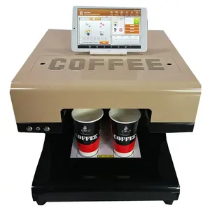 3d Selfie Latte Espresso Art การพิมพ์เครื่องพิมพ์ Latte Foam