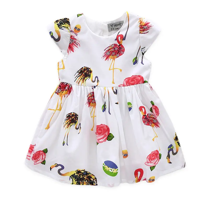 Online-Shop China Baby Girl Designs Gedrucktes Maxi kleid von Säuglings kleidung