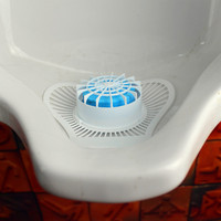 Tapis de toilette parfumé Wave avec bloc désodorisant biologique