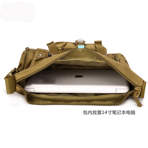 Bolso de hombro táctico para <span class=keywords><strong>hombre</strong></span>, bolsa de hombro táctica de <span class=keywords><strong>camuflaje</strong></span>, resistente al agua, con correa única, para viaje al aire libre, OEM - Product Image 2