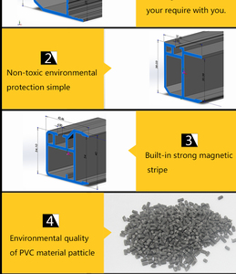 Phổ Biến Ép Đùn Tùy Chỉnh Linh Hoạt <span class=keywords><strong>Pvc</strong></span> Cửa Hồ Sơ Dải Cho Nhựa Khung Cửa - Product Image 6