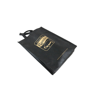 Sac écologique en tissu Non tissé avec imprimés de couleur or, vente en gros, haute qualité - Product Image 5