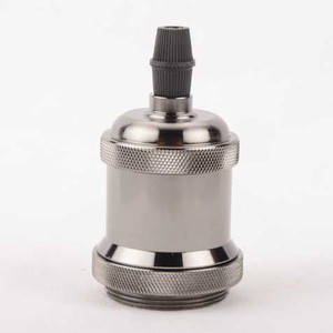 Tùy chỉnh E27 kim loại giữ đèn <span class=keywords><strong>Antique</strong></span> nhôm E27 ánh sáng mặt dây chuyền ổ cắm cho DIY chiếu sáng - Product Image 5