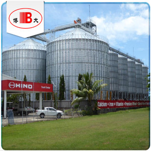 Silos de stockage en maïs, en acier, à fond plat, cet appareil de stockage dispose d'une augue à balayage - Product Image 3