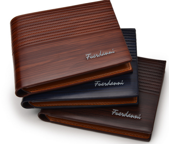 Лидер продаж 2023, мужской бумажник из искусственной кожи, бумажник из искусственной кожи под заказ для мужчин