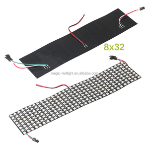 320mm 80mm 256 <span class=keywords><strong>LED</strong></span> Strip <span class=keywords><strong>pixel</strong></span> ws2812b 5V RGB linh hoạt ma trận Bảng điều chỉnh - Product Image 1