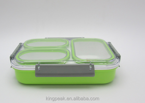 Hot Sale Kids Bento Lunch <strong>Box</strong> Microwave Safe 3 Compartments Food <strong>Storage</strong> Container <strong>Box</strong> Sandwich <strong>Camping</strong> <strong>Box</strong> - Product Image 6