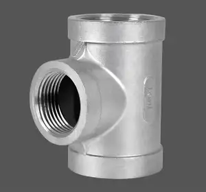 New 1/2" Tee 3 way Female Stainless Steel 304 Threaded Pipe Fitting NPT SA529 P50