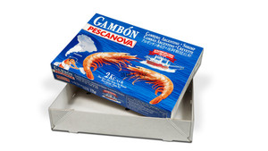 Thực Phẩm Đông Lạnh Bao Bì Đôi <span class=keywords><strong>PE</strong></span> Tráng Tôm Tươi Hộp Giấy - Product Image 3