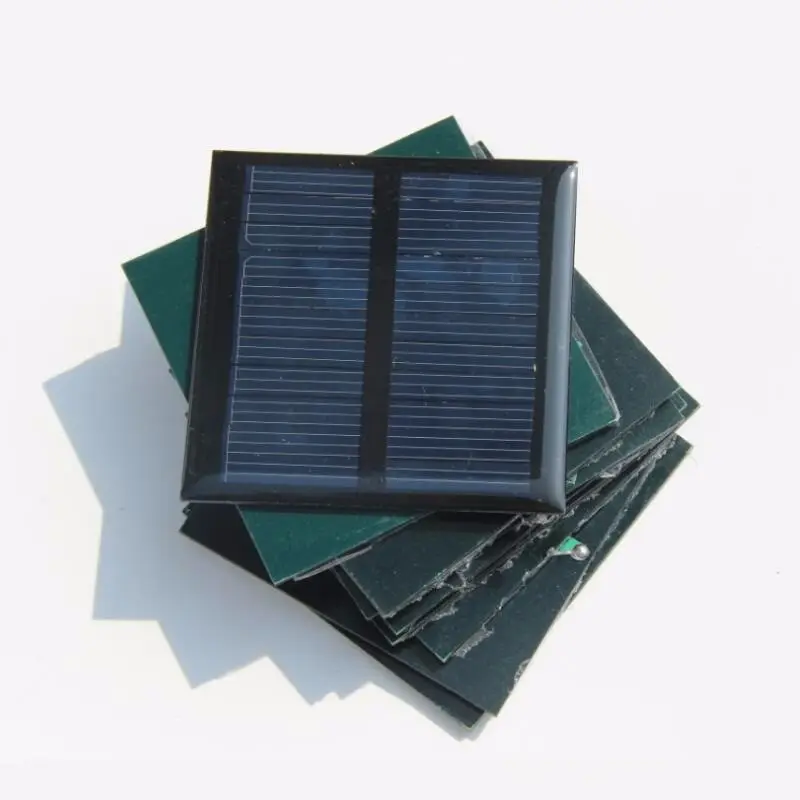 Mini painel solar epóxi personalizado 65*65 5v100ma, célula solar