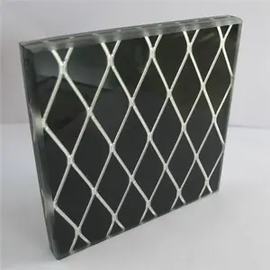 Safety Laminated wired pattern glass