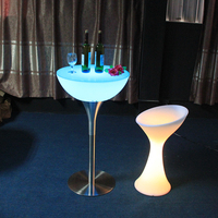 Table Cocktail Led au Design moderne de mode, meuble pour Bar,